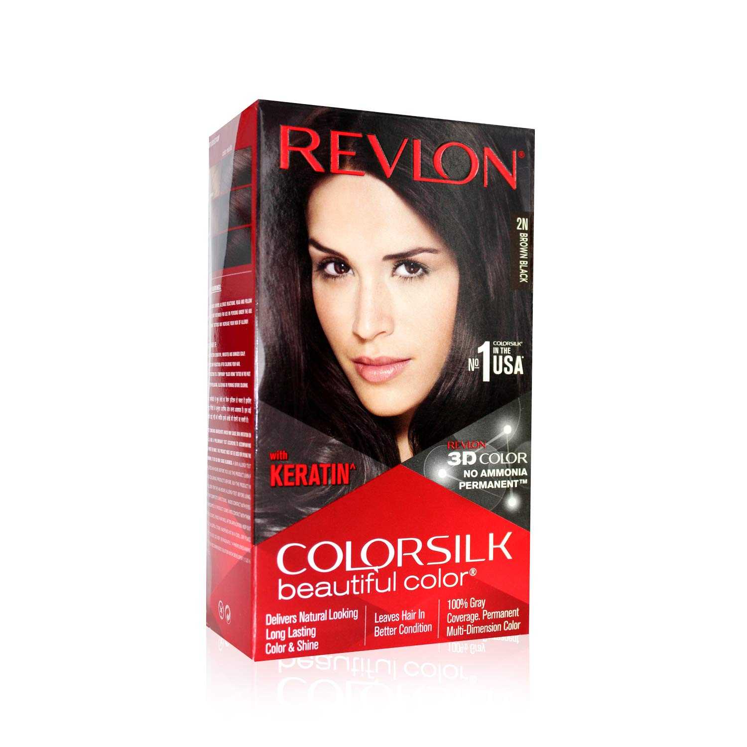 Revlon Colorsilk Beautiful Color Hair Color Brown Black